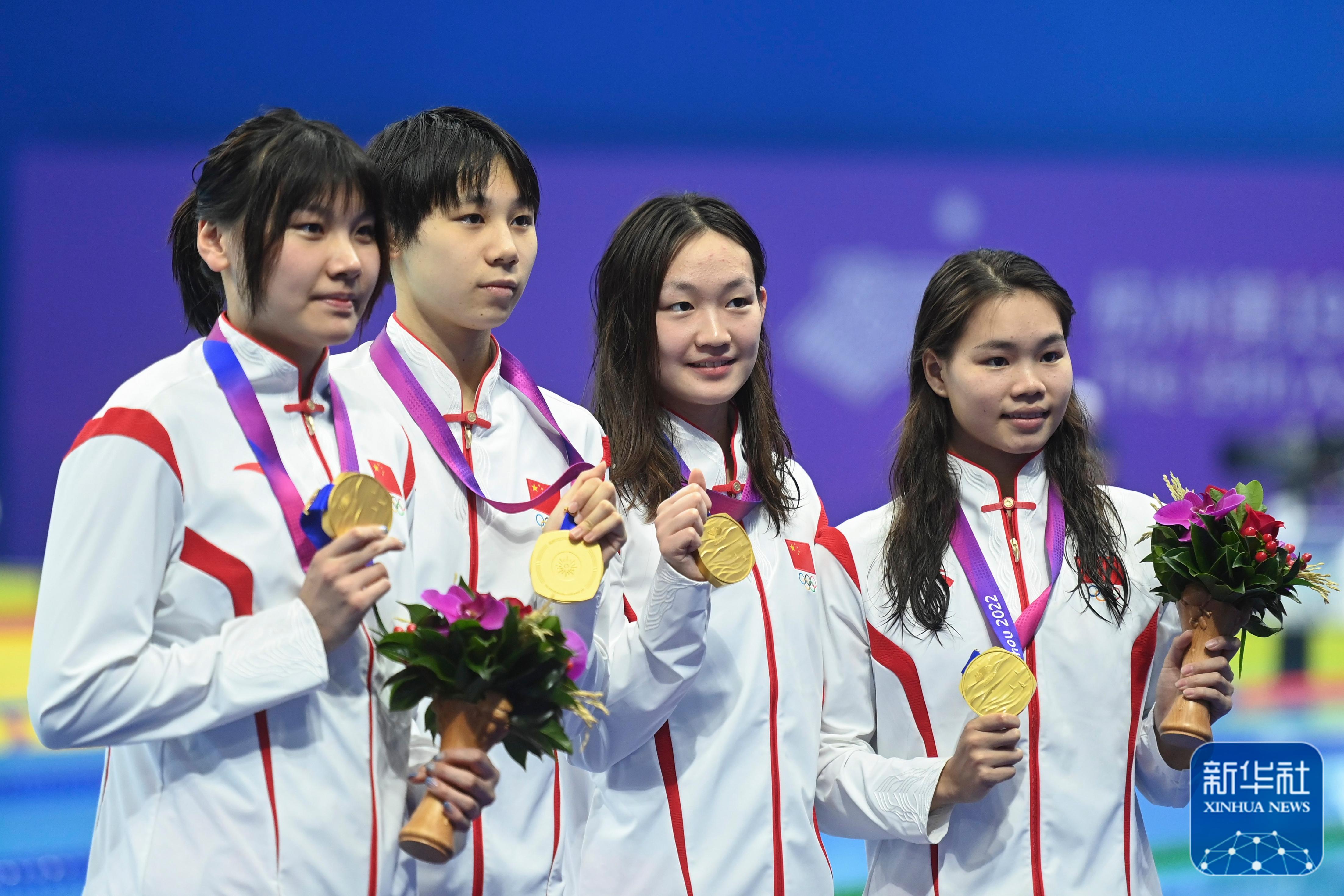 kaiyun·开云官网:游泳比赛女子混合泳接力中国队夺金