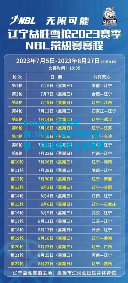 球队下赛季阵容调整，球迷担忧未来赛程