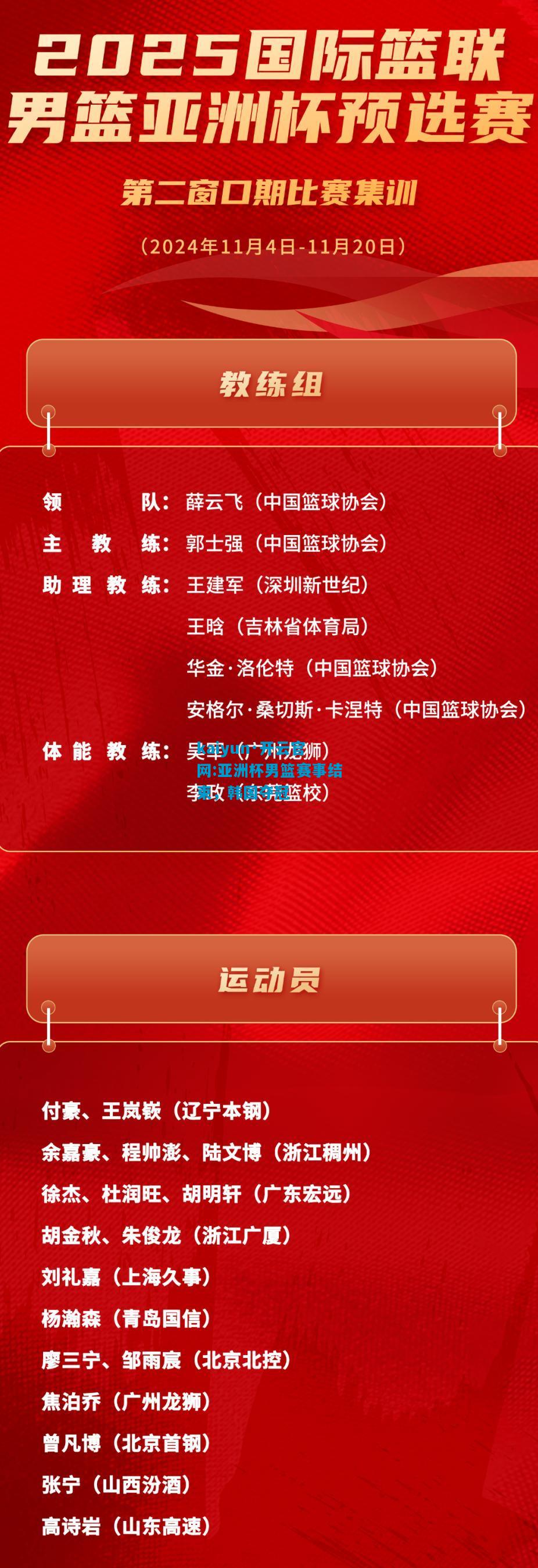 亚洲杯男篮赛事结束，韩国夺冠