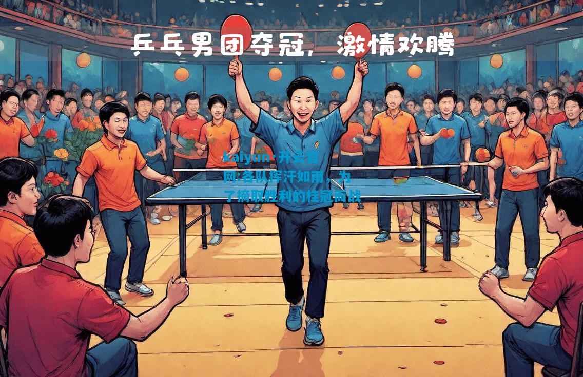 各队挥汗如雨，为了摘取胜利的桂冠而战