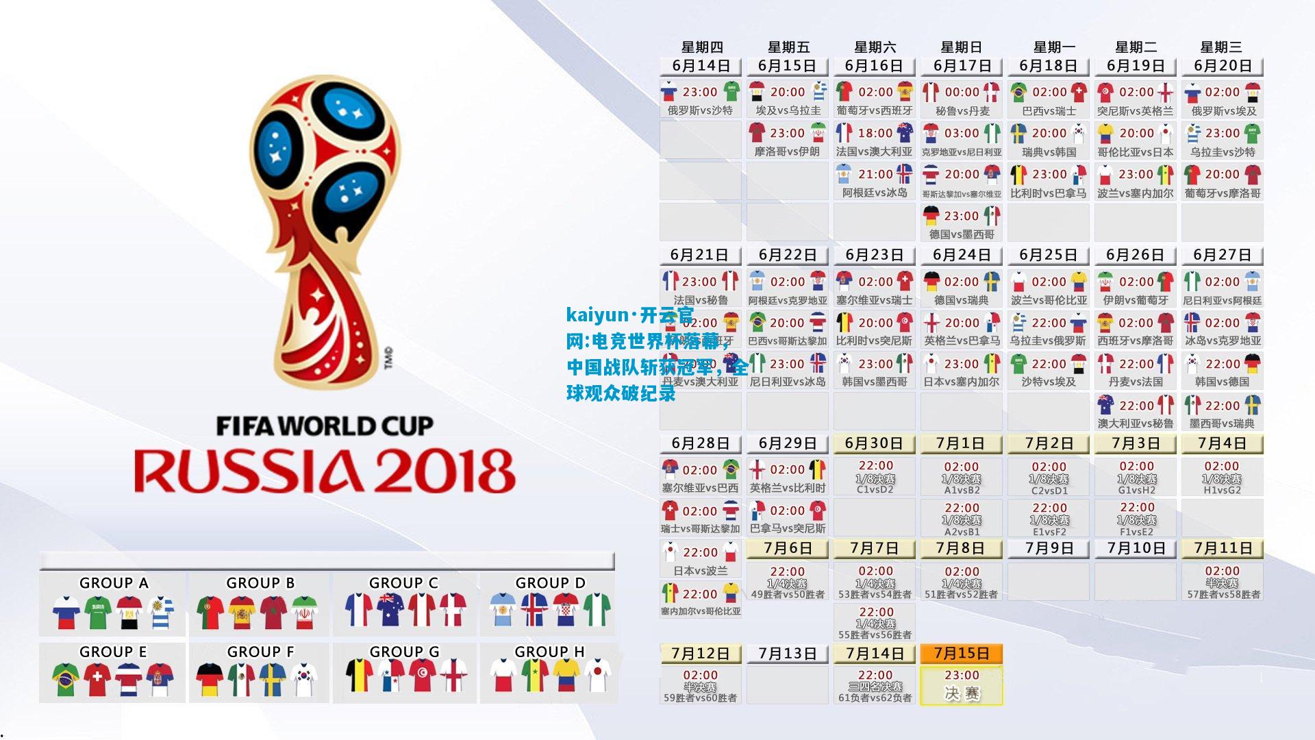 电竞世界杯落幕，中国战队斩获冠军，全球观众破纪录